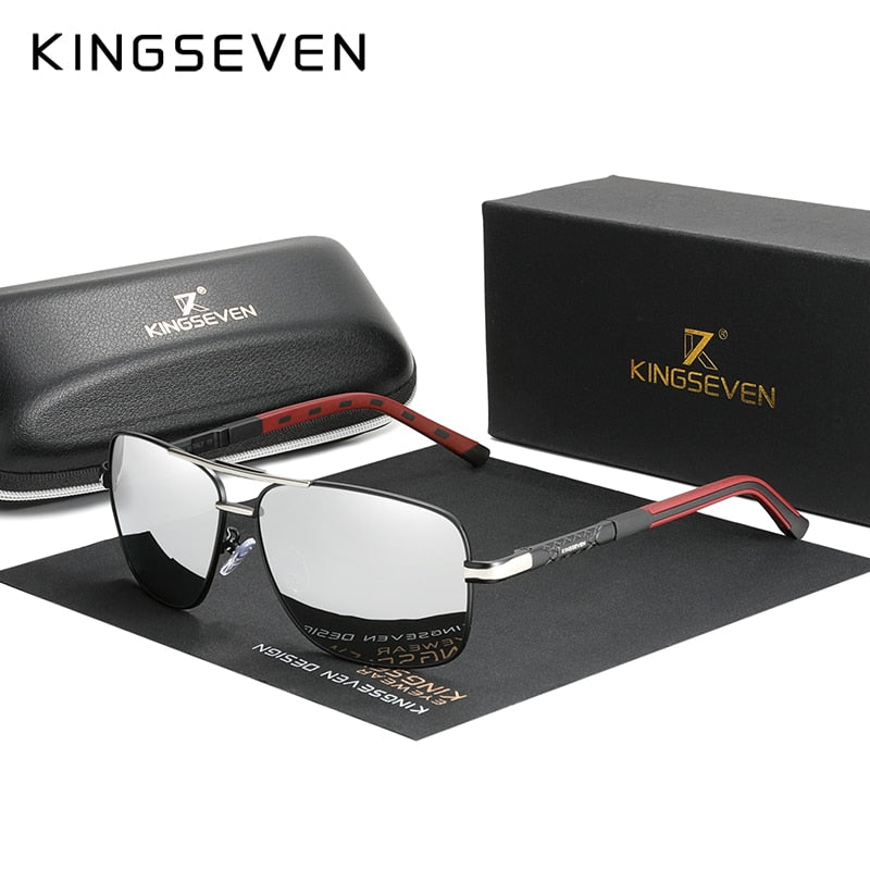 KINGSEVEN 2020 Aluminum Brand Pilot Polarized Sunglasses Men Women Fashion Frame Male Sun Glasses For Driving Oculos de sol - KiwisLove