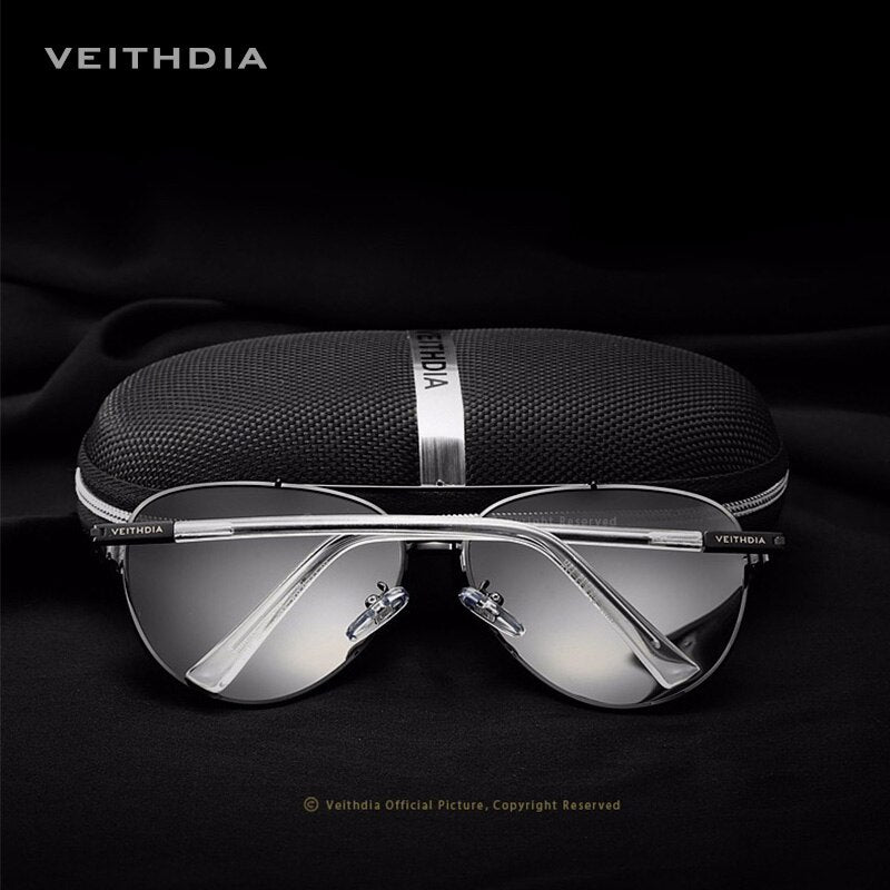 VEITHDIA Brand Designer Fashion Men's Sunglasses Polarized Mirror Lens Eyewear Accessories Women Sun Glasses UV400 For Male 3802 - KiwisLove