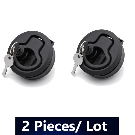 Plastic Boat Hatch Latch Pull Marine 2'' Flush Mount Pull Latches For RV Yacht Truck Trailer Camper Deck Hatch Door Cabinet - KiwisLove