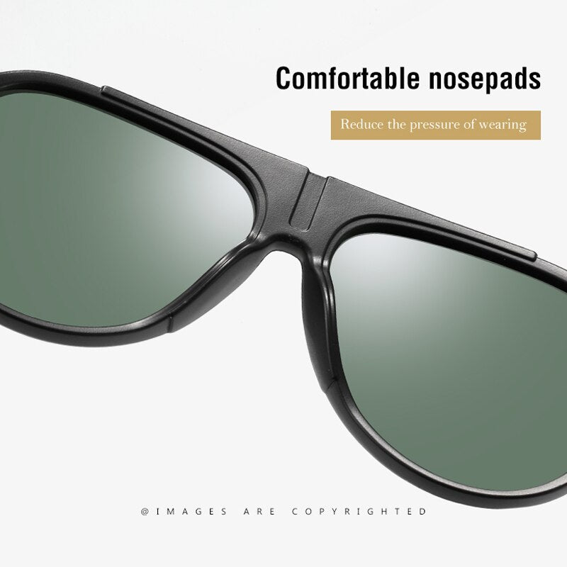 Fashion Sunglasses Men Women Pilot Sun Glasses TR90 Polarized UV400 Lens Outdoor Driving Vintage Eyewear For Male/Female 3308 - KiwisLove