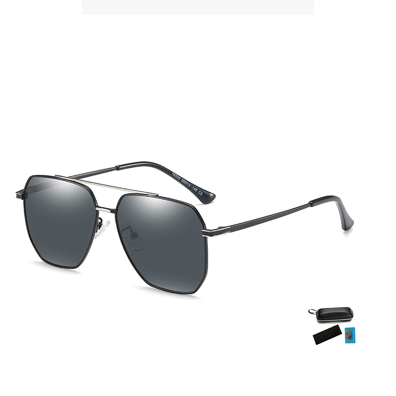 Polarized Sunglasses Mens/Women Driving Gradient Lens Sun Glasses Metal Frame Goggles UV400 Anti-Glare Eyewear For Male N19335 - KiwisLove