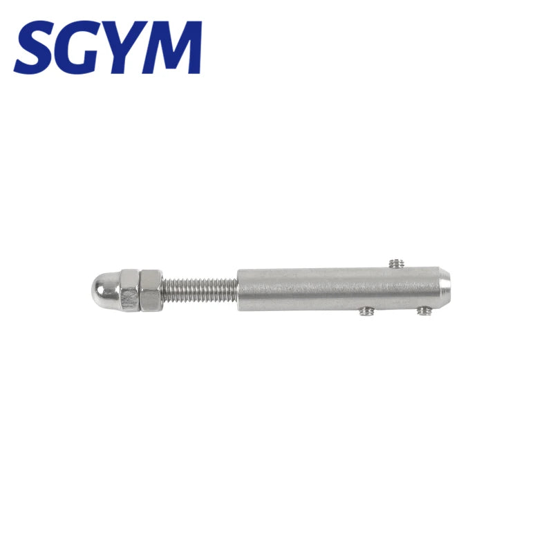 10pcs handscrew Clamp Wire Rope 2/3/4/5/6/8mm Threaded Stud Tension End Fitting  with Hexagon Grub Screw Bolts buckle