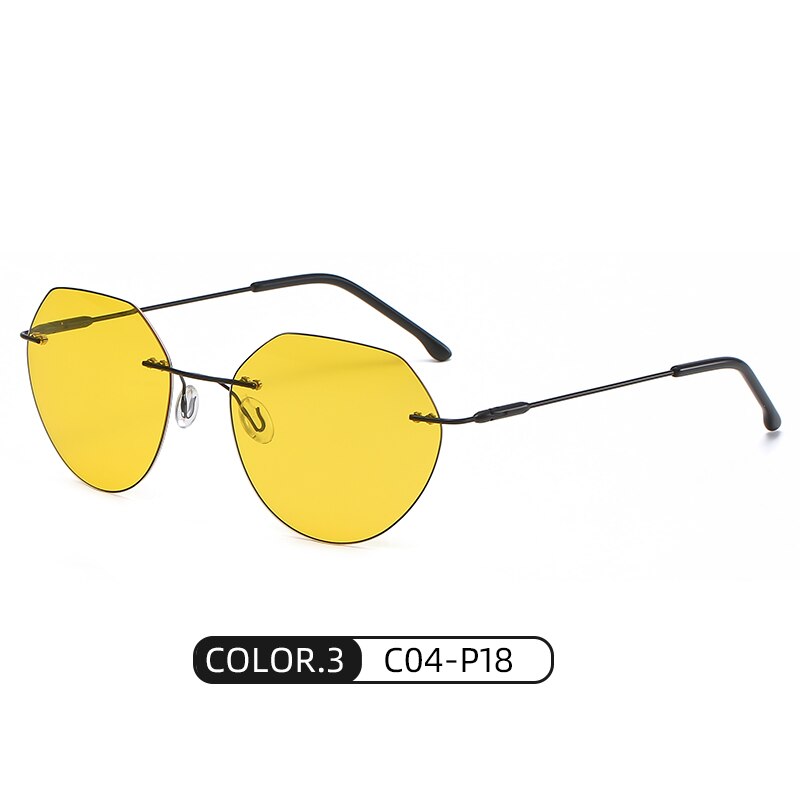 Women Sunglasses Men Classic Fashion Photochromic Polarized UV400 Yellow Lens Driver Night Driving Sports Eyewear For Male 114 - KiwisLove