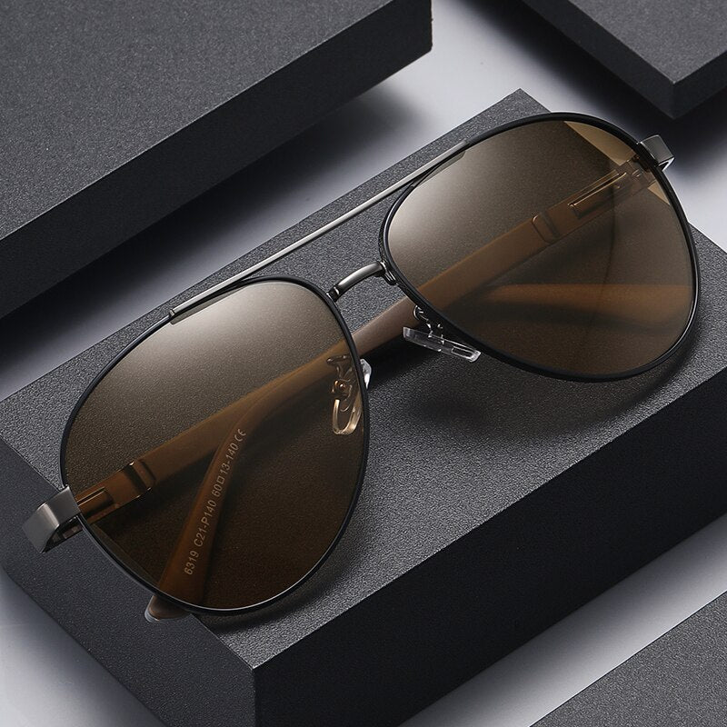 Sunglasses Men Gradient Lens Brand Designer Women Vintage Sport Outdoor Male Eyewear Polarized UV400 Sun Glasses For Female 6319 - KiwisLove