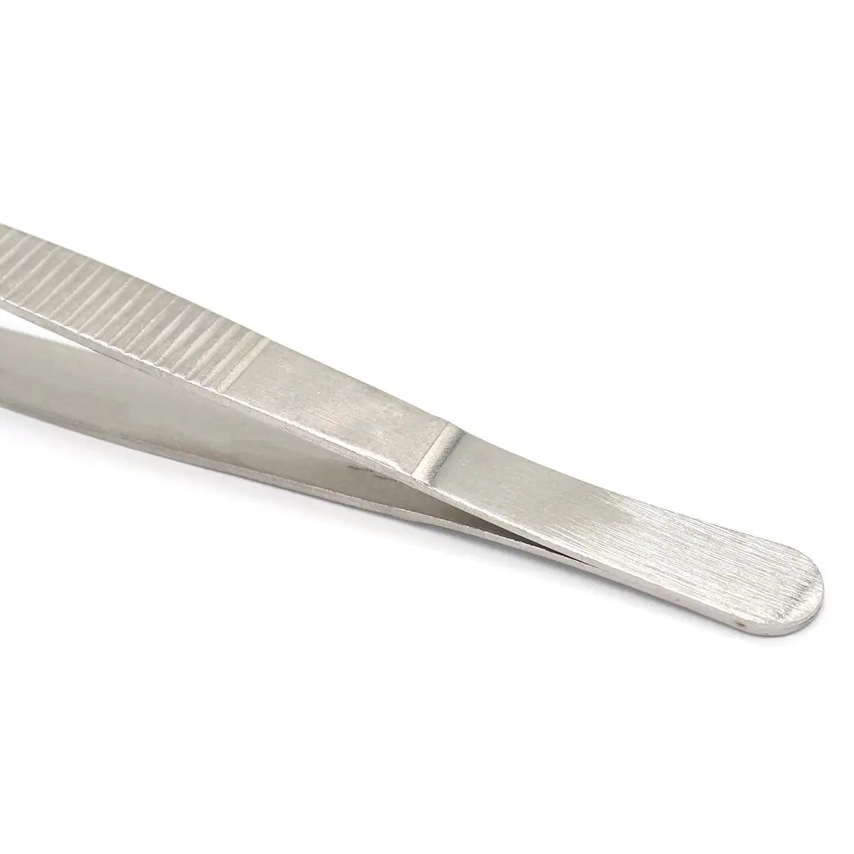 16cm Stainless Steel Tweezer Curved Round Tip Chemistry Medical Tool  Lab Use - KiwisLove
