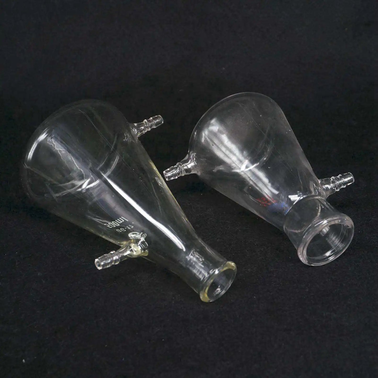 125ml 250ml 500ml 1000ml Borosilicate Glass Filtering Flask Lab Bottle With Double 10mm Hose Vacuum Adapter - KiwisLove