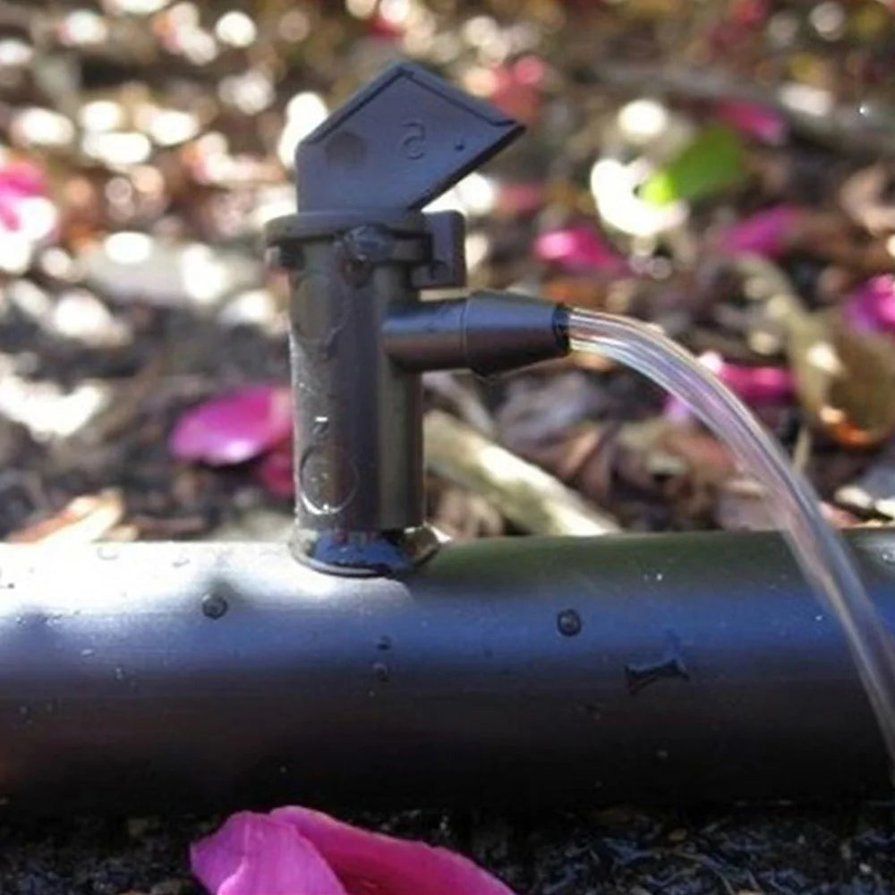 20/50pcs 4L/8L/16L/H Garden Irrigation Sprinkler Flag Shape Dripper 4mm Hose Connection Nozzles Plant Potted Watering  Dripper