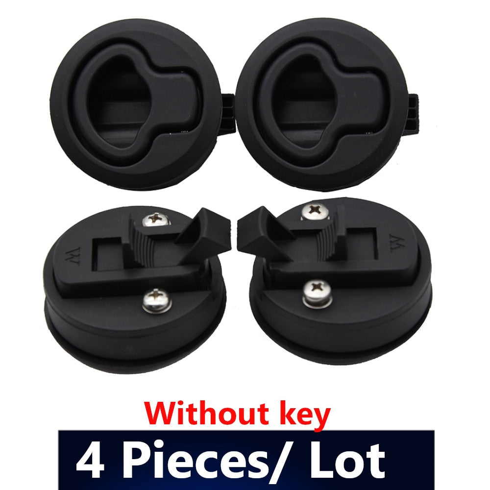 Boat Deck Hatches Flush Boat Latchs For Marine Boat Yatch Ship RV Round Deck Locker Flush Mount Latch Marine Hardware Accessory - KiwisLove