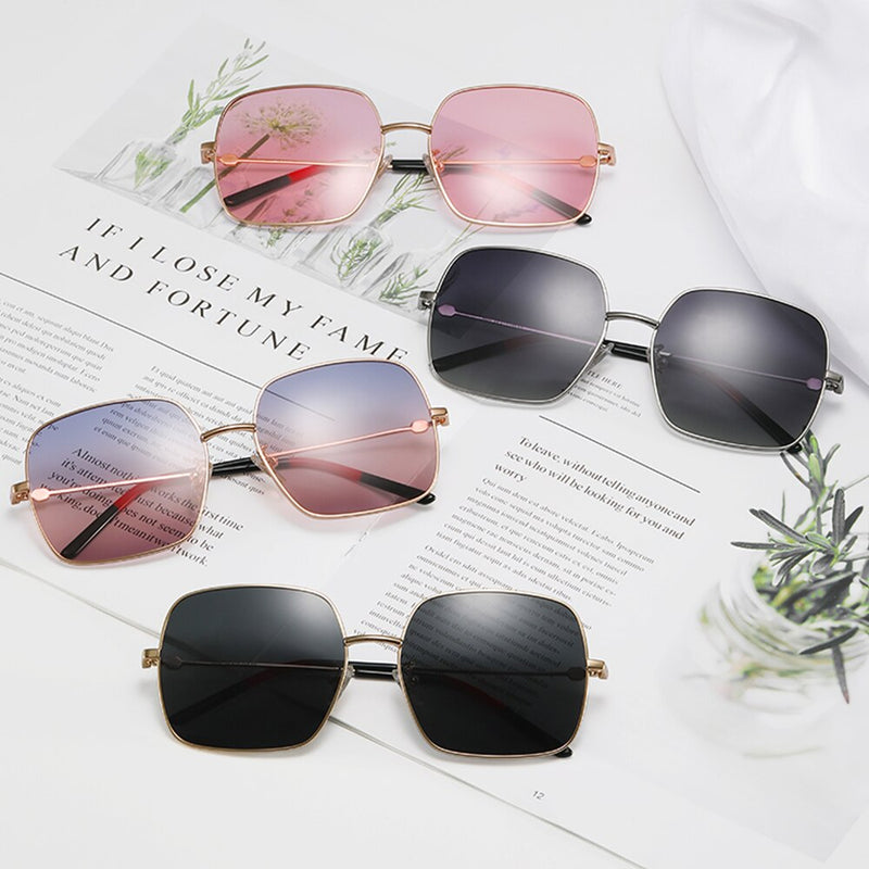 Women Sunglasses Polarized UV400 Gradient Lens Luxury Crystal Ladies Unisex Brand Designer Sun Glasses Eyewear For Female 9865 - KiwisLove