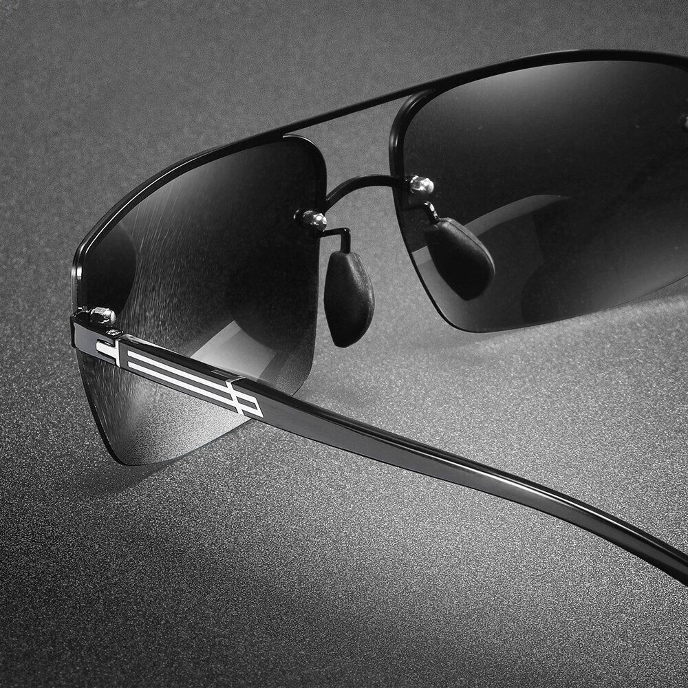 Sunglasses Men Photochromic Polarized Gradient Lens Anti-glare Driver Glasses For Male Day Night Vision Glasses Sunglasses 1912 - KiwisLove