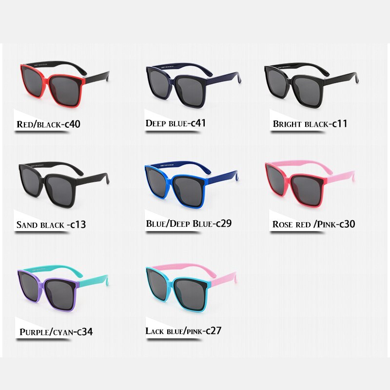 Fashion Children Sunglasses Polarized Lens Unisex Riding Kids Boys And Girls Glasses Sunglasses Cool Outdoor Eyewear UV400 8282 - KiwisLove