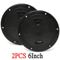 8 Inch 6 Inch 4 Inch Access Hatch Round Inspection Hatch Cover Non-slip Marine Screw Out Twist Out Deck Plate Hatch Black/White - KiwisLove