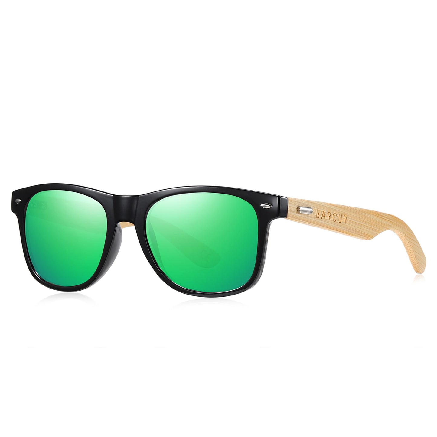 BARCUR Pink Sunglasses Wood Bamboo Sun Glasses Women Fashion Mirror Eyewear Man Brand Designer - KiwisLove