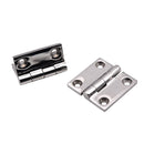 38x38mm (1.5''x1.5")316 Stainless Steel Polished Heavy Duty Boat Cupboard Door Cabinet Strap Butt Hinge Marine Grade Boat Hinge - KiwisLove