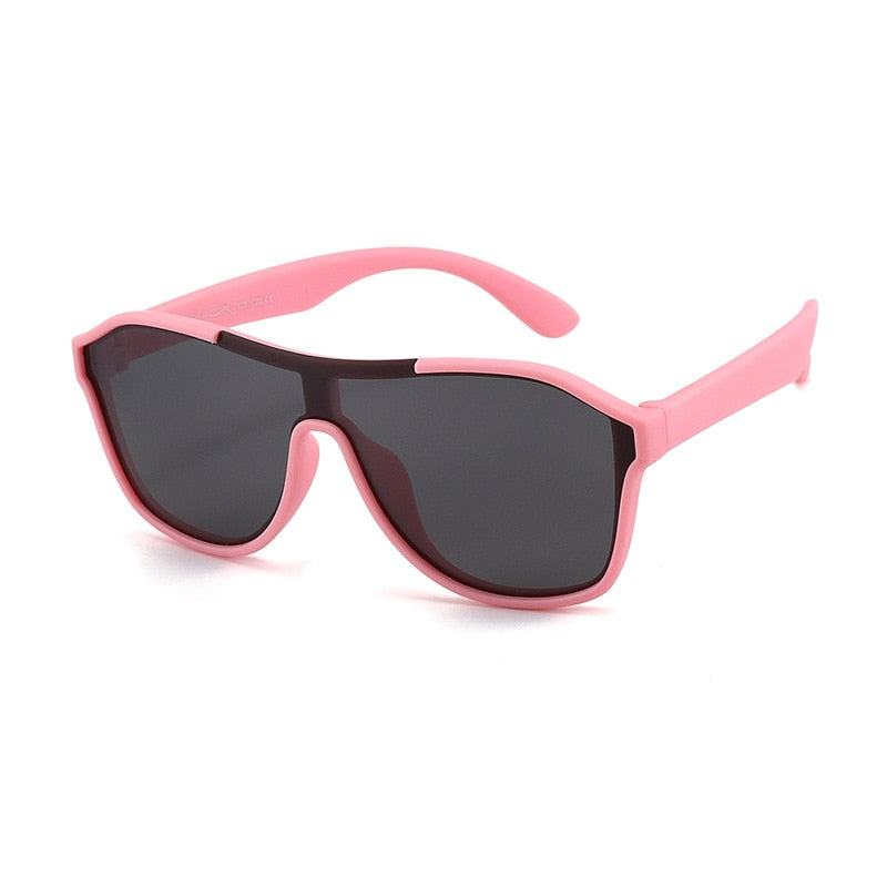 Children Sunglasses Boys Girls Kid Shades Bright Lens Polarized UV400 Protection Stylish Fashion Eyewear Baby Outdoor S8296 - KiwisLove