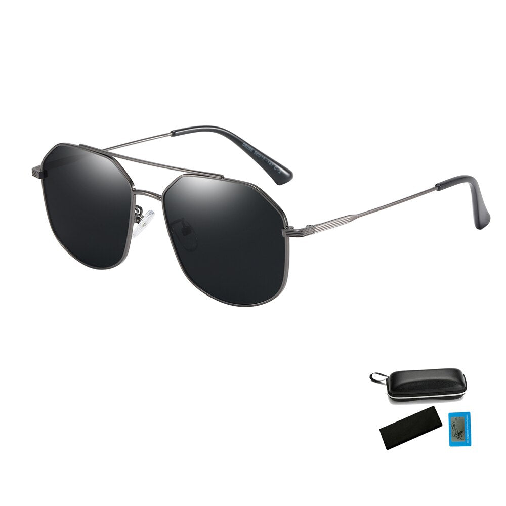 Sunglasses Men Outdoor Polarized Lens UV400 Luxury Crystal Vintage Fashion Driving Sun Glasses Eyewear For Women Female N58095 - KiwisLove