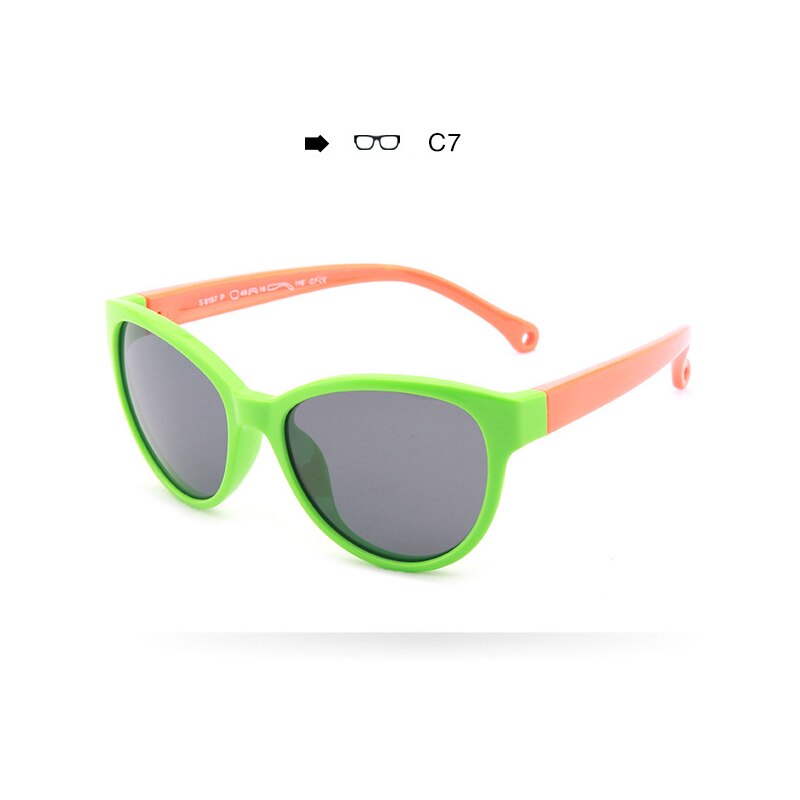 Children Kids Sunglasses Fashion Vintage Boys Girls Baby Sun Glasses UV400 Eyewear Cool Classic Sport Square Polarized Lens 8197 - KiwisLove