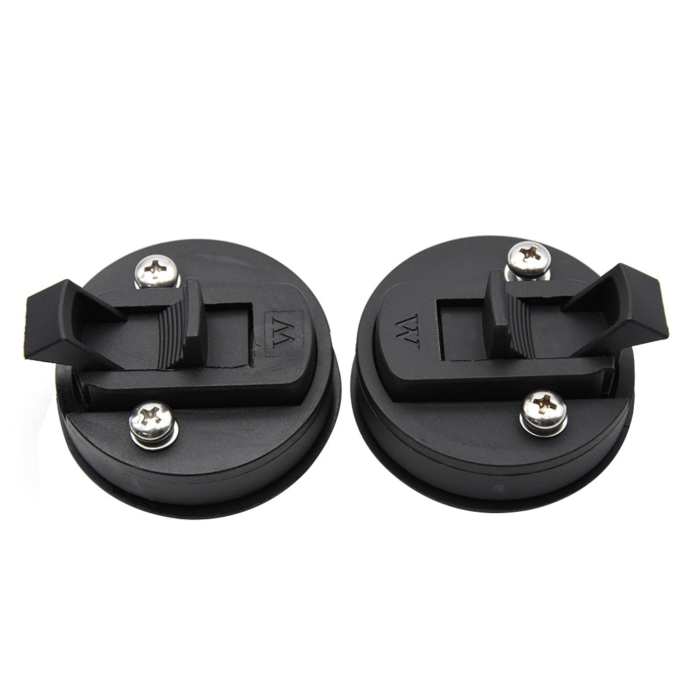 Boat Accessories Marine 10PCS Black Round Flush Mount Hatch Slam Latch Hatch 2inch With Keys For boats RV Yacht - KiwisLove