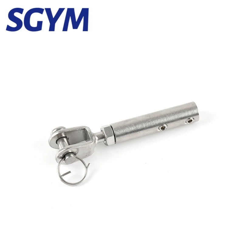 For 6mm Cable Railing kit Wire rope Fork Jaw Tension Terminal Fitting Toggle Anchor  with Hexagon Grub Screw Bolts