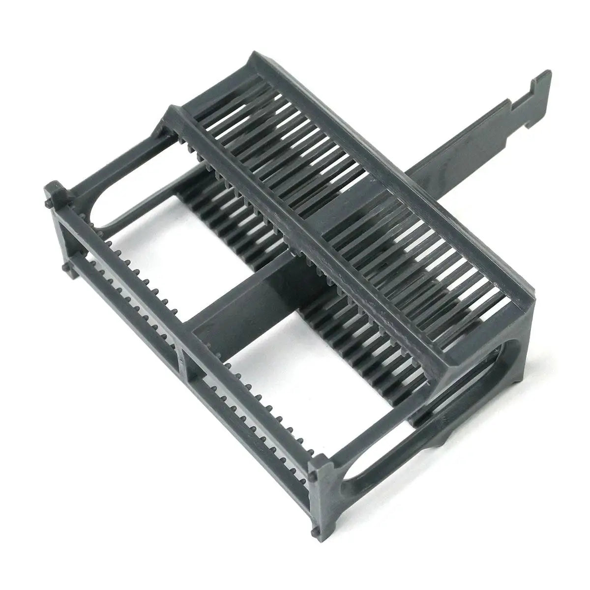 Gray PP Staining Rack Jar For 24 Slots Glass Slide Lab Apothecary Chemist - KiwisLove