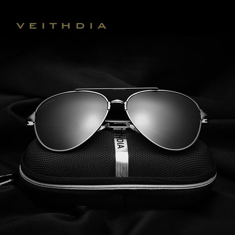 VEITHDIA Brand Designer Fashion Men's Sunglasses Polarized Mirror Lens Eyewear Accessories Women Sun Glasses UV400 For Male 3802 - KiwisLove