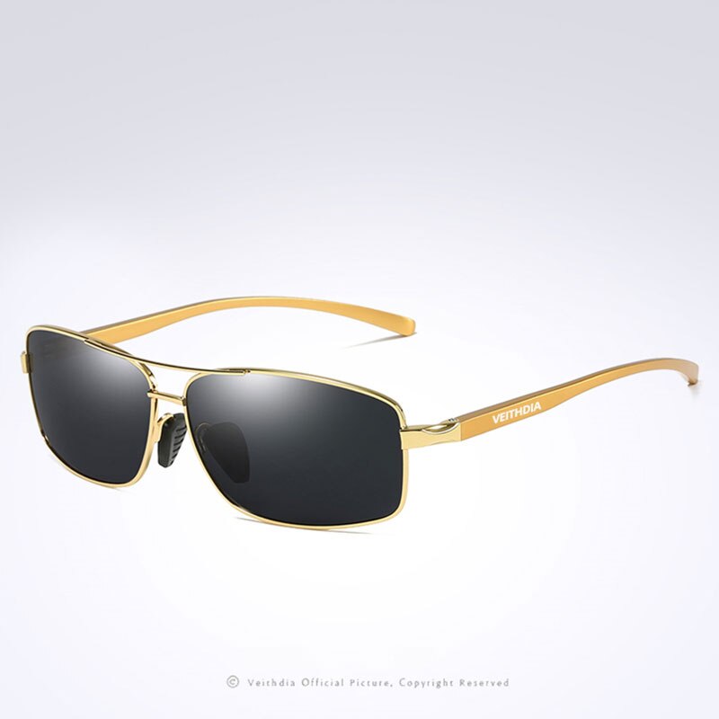 VEITHDIA Sunglasses Vintage Retro Brand Designer Men Polarized UV400 Outdoor Sports Classic Male Sun Glasses Eyewear V2458 - KiwisLove