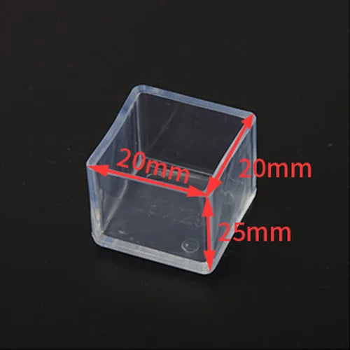 Furniture Leg caps Chair leg caps Transparent Table Chair Foot Cover Silicone Wear-resistant Cap Noise Reduction Protect Floor