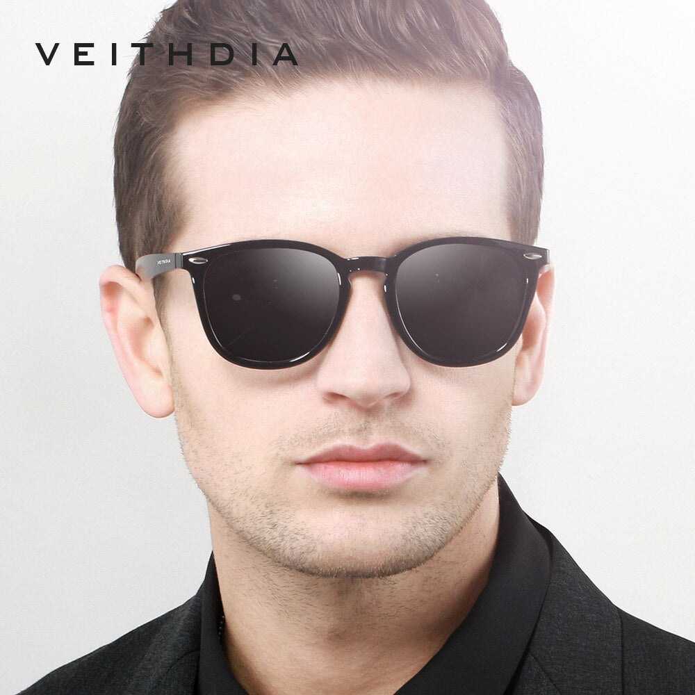 VEITHDIA Sunglasses Unisex Aluminum+TR90 Men's Photochromic Mirror Sun Glasses Eyewear Accessories Fashion For Men Women 6116 - KiwisLove