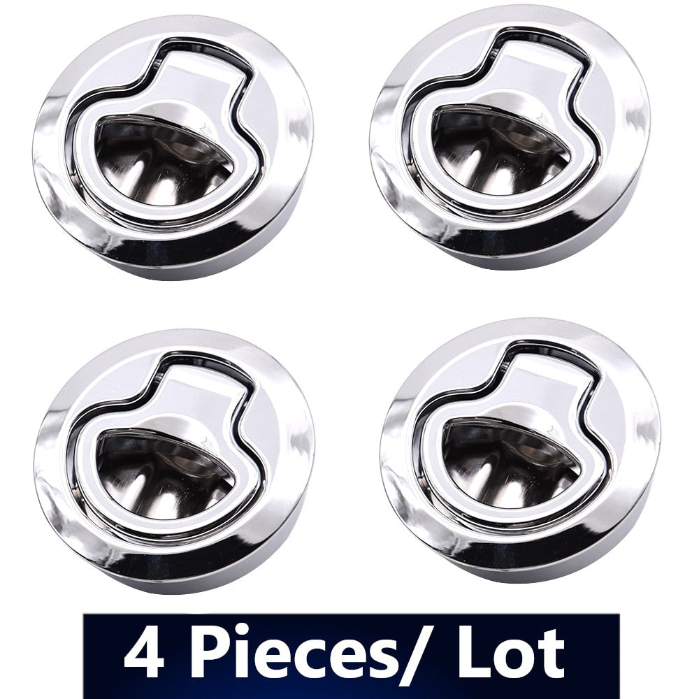 Boat Deck Hatches Flush Boat Latchs For Marine Boat Yatch Ship RV Round Deck Locker Flush Mount Latch Marine Hardware Accessory - KiwisLove