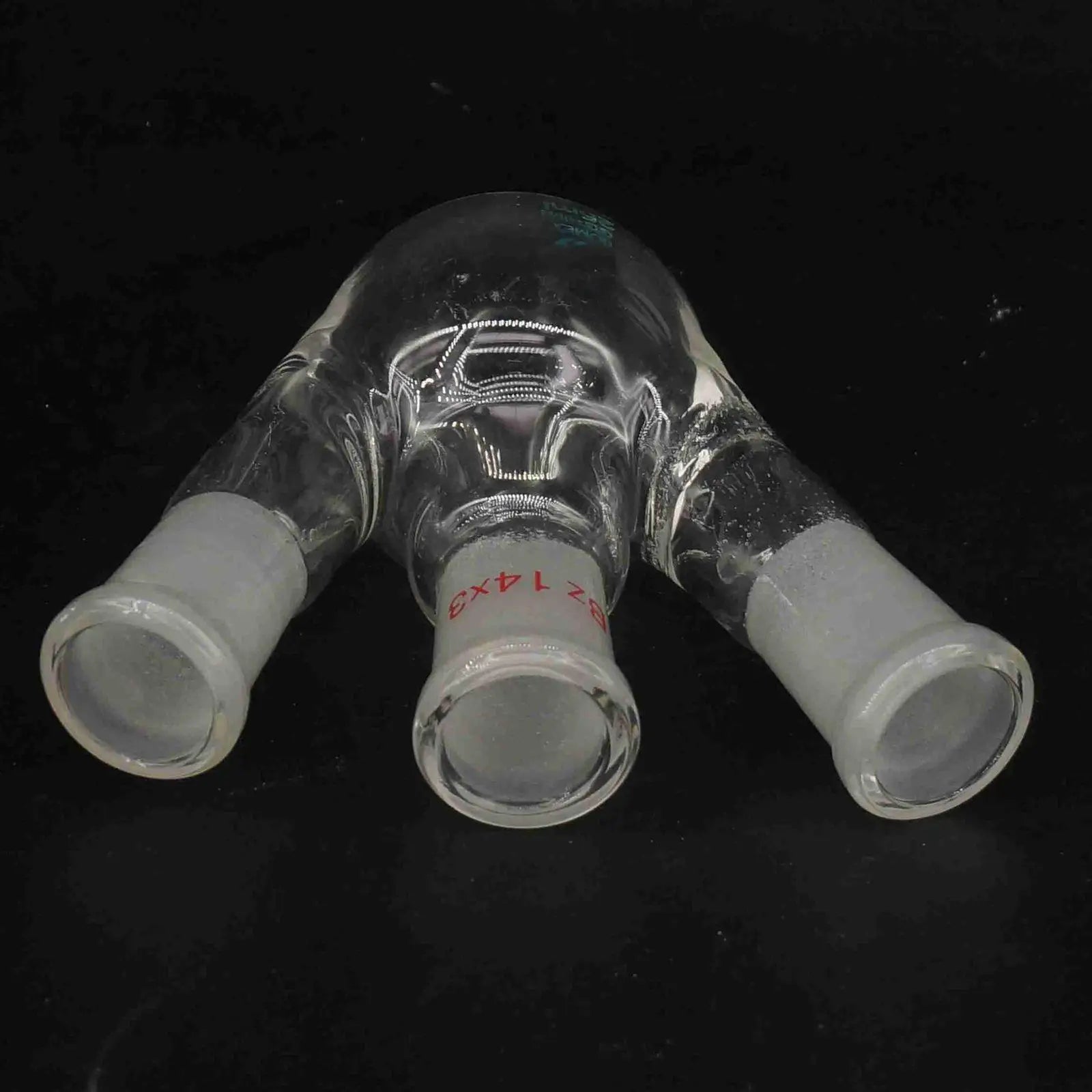 25ml 14/23 Central Branch Joint GG17 Glass 3 Necks Flask Round Bottom Laboratory - KiwisLove