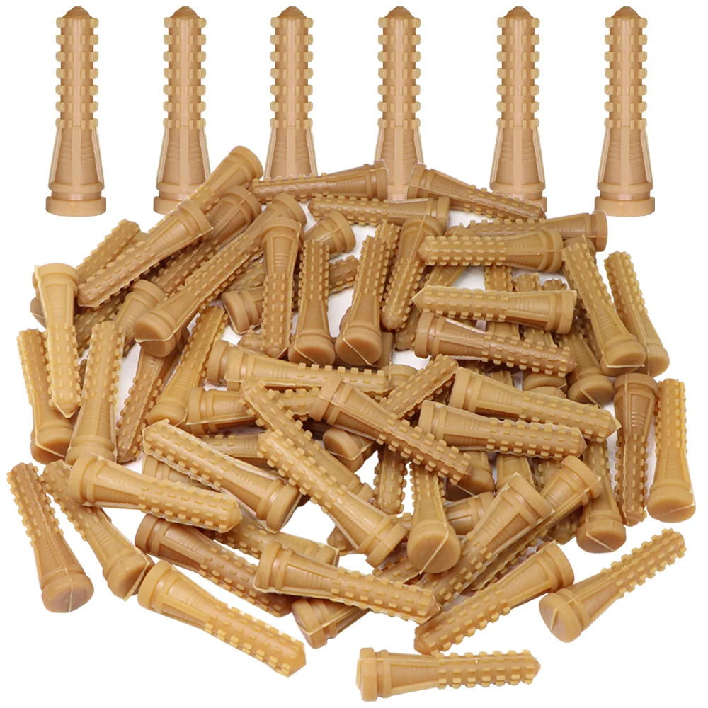 20PCS 5-Type Chicken Plucker Heavy Duty Fingers Poultry Duck Plucking Hair Removal Stick Natual Rubber Replacement for Geese