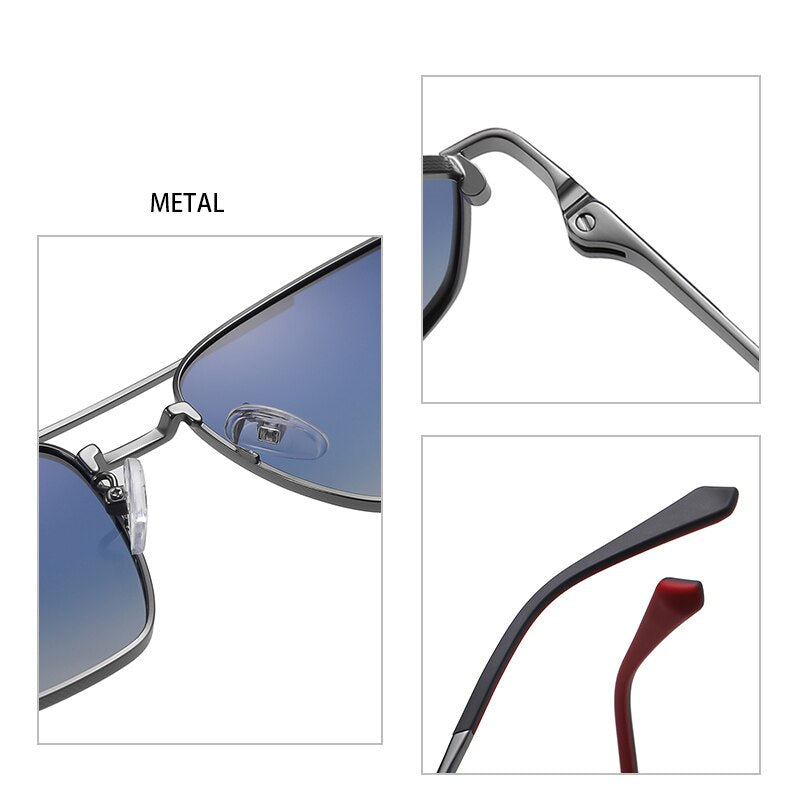 Outdoor Sunglasses Men Polarized UV400 Gradient Lens Unisex Sports Vintage Driving Women Sun Glasses For Male/ Female W6324 - KiwisLove