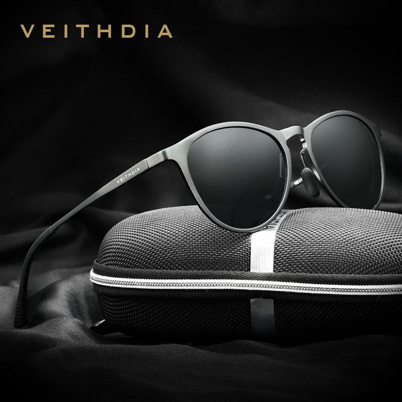 VEITHDIA Brand 2PCS Packs Aluminum Magnesium Photochromic Sunglasses Polarized UV400 Lens Eyewear Accessories Male Sun Glasses - KiwisLove