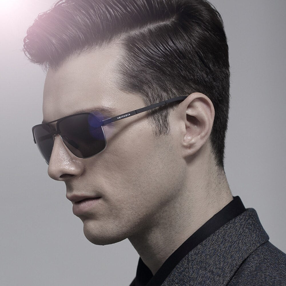 VEITHDIA Men Sun Glasses Aluminum Polarized UV400 Lens Driving Sunglasses Male Sports Vintage Eyewear Accessories Google 6521 - KiwisLove