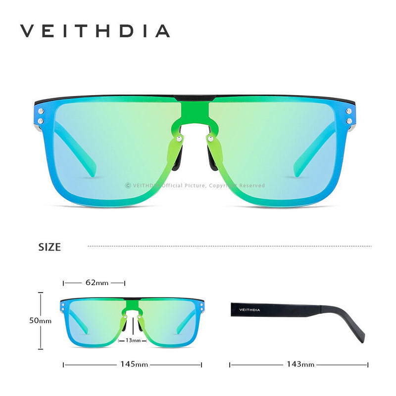 VEITHDIA Sunglasses Men Women Fashion Brand Designer Vintage Aluminum Male Eyewear Polarized UV400 Sun Glasses For Female S6881 - KiwisLove