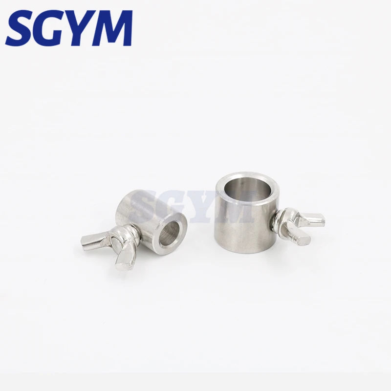 10pcs 2mm/3mm/5mm/6mm/8mm/10mm 304 stainless steel rope manual lock catch fasteners butterfly buckle for steel wire rope