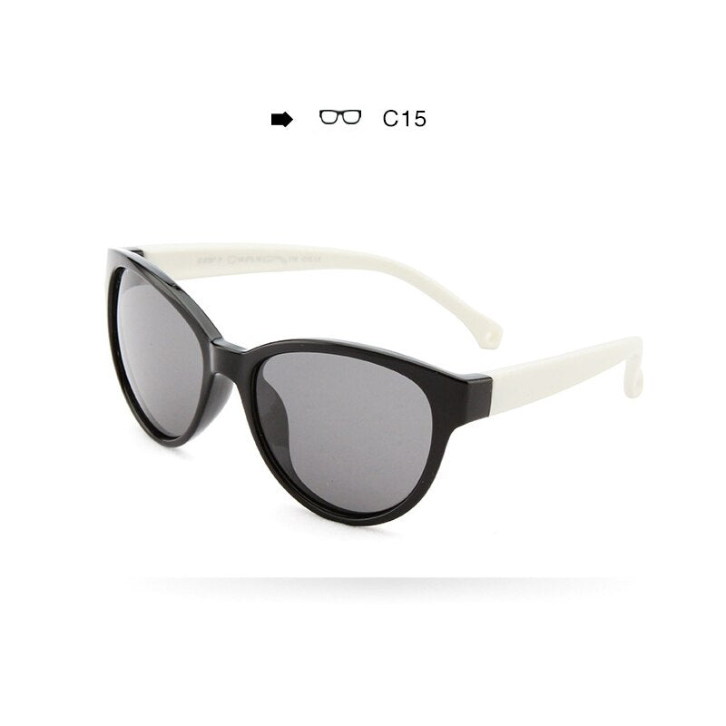 Children Kids Sunglasses Fashion Vintage Boys Girls Baby Sun Glasses UV400 Eyewear Cool Classic Sport Square Polarized Lens 8197 - KiwisLove