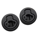 Boat Accessories Marine 10PCS Black Round Flush Mount Hatch Slam Latch Hatch 2inch With Keys For boats RV Yacht - KiwisLove