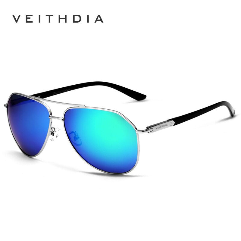 VEITHDIA Brand Designer Men's Stainless Steel Sunglasses Polarized UV400 Mirror Male Sun Glasses Women For Men Oculos de sol - KiwisLove