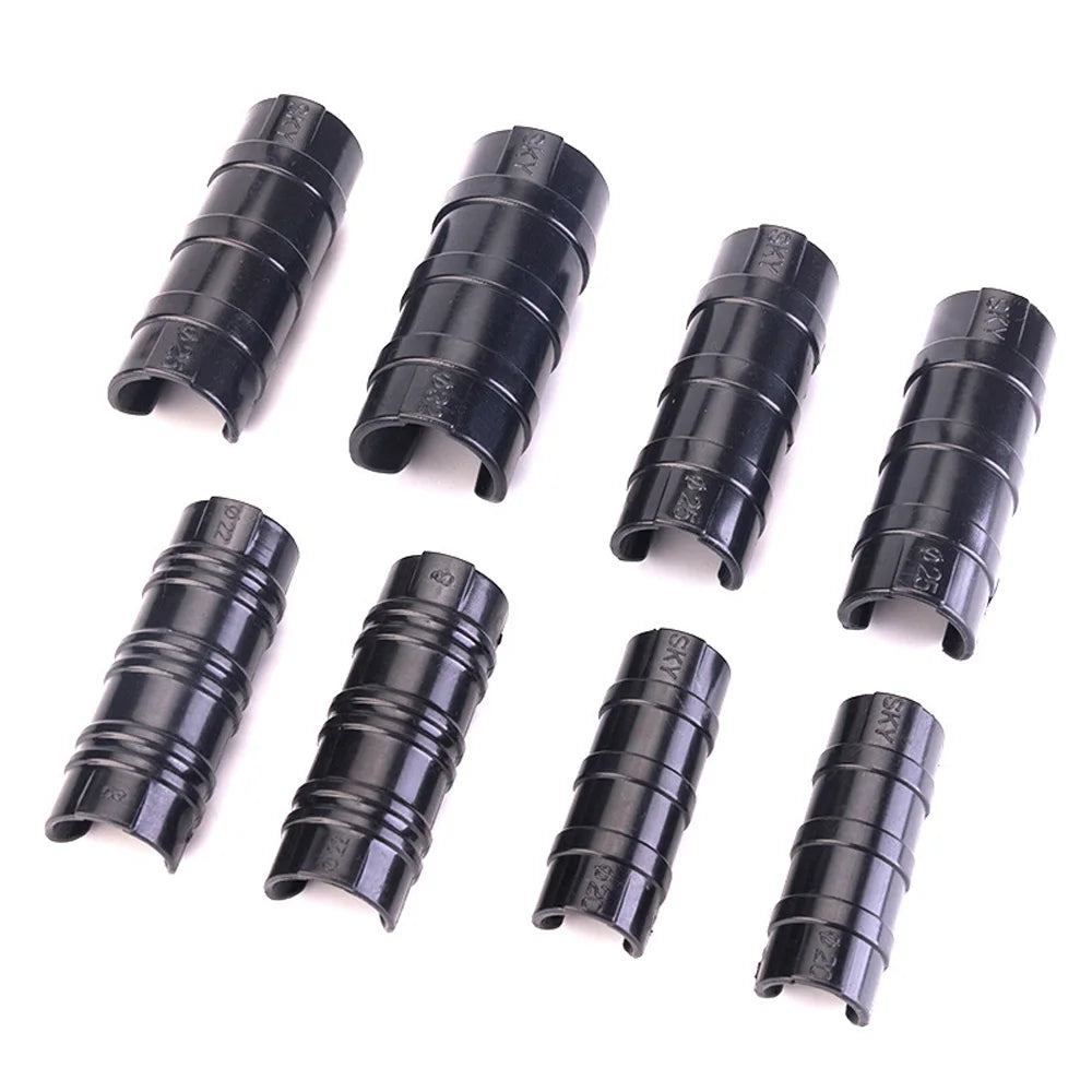 20PCS 5 Specif Greenhouse Frame Pipe Tube Clip Film Net Shade Sails Clamp 19/20/22/25/32MM Lamination Pressing Fixed Card Buckle