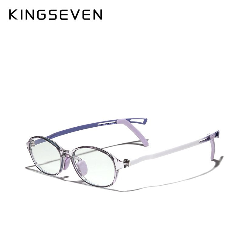 KINGSEVEN  Anti Blue Light Blocking Glasses For Children Kids Boy Girl Computer Gaming Glasses Blue Ray Glasses - KiwisLove