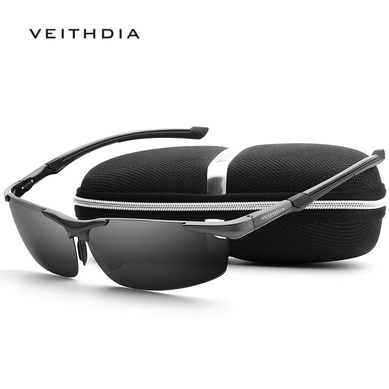 VEITHDIA Brand Designer Men's Sunglasses Aluminum Magnesium Polarized UV400 Sun Glasses Cycling Sports Male Outdoor Eyewear 6592 - KiwisLove