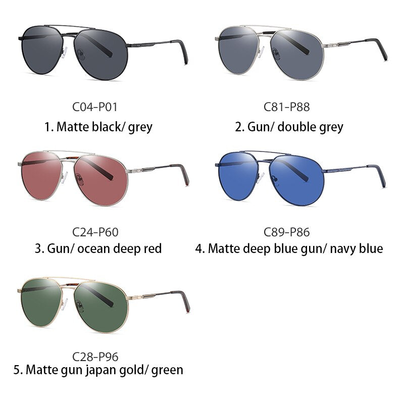 Sunglasses Men Fashion Pilot Women Vintage Sport Outdoor Eyewear Polarized UV400 Lens Cycling Sun Glasses For Male/Female V3374 - KiwisLove