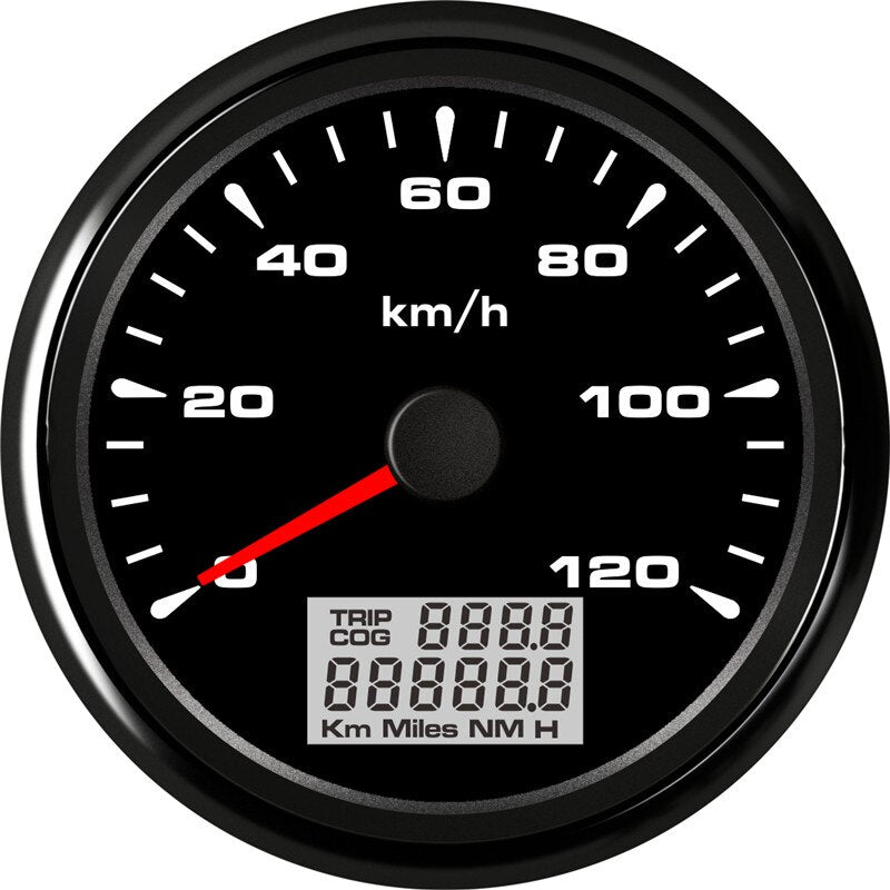 85mm boat car gps speedometer Car Marine Boat GPS Speed Odometers LCD Display Gauge 9~32V with 7colors Backlight for BMW e60 e46 - KiwisLove