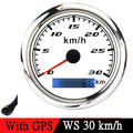 85MM GPS Speedometer 30/60/120/200/300 Kmh Waterproof Boat Car Truck Speed Gauge Meter With GPS Antenna For Marine Boat Motor - KiwisLove