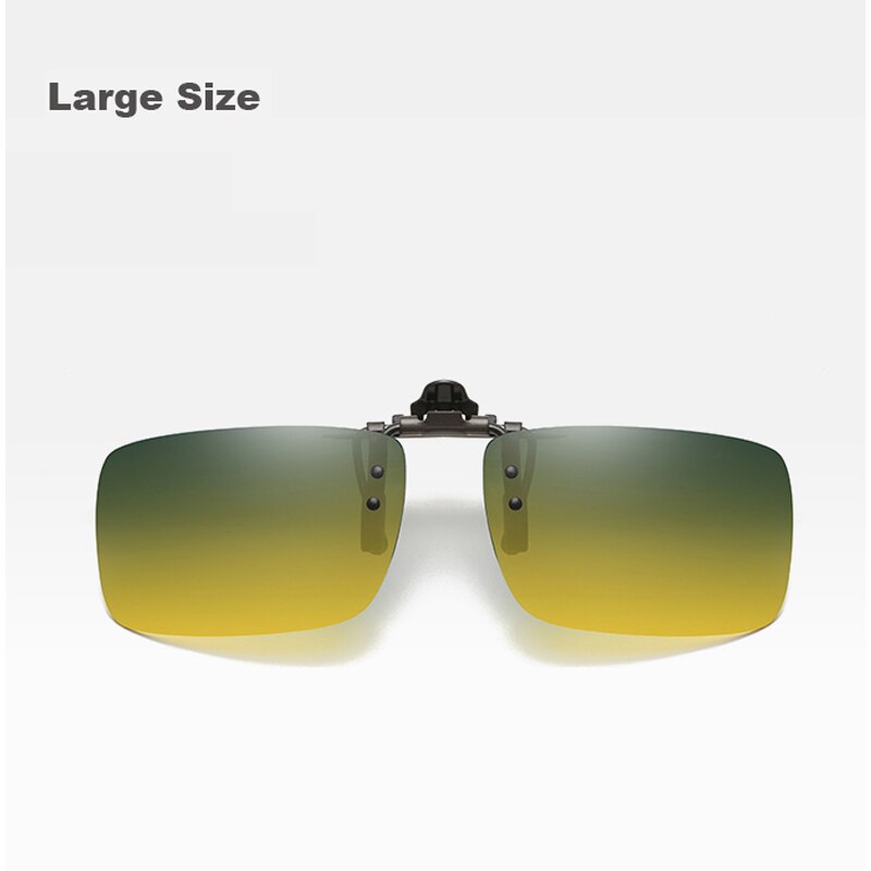 Glasses Clip Car Driver Goggles Anti-UVA UVB Polarized Eyeglasses Driving Night Vision Lens On Sunglasses Interior Accessories - KiwisLove