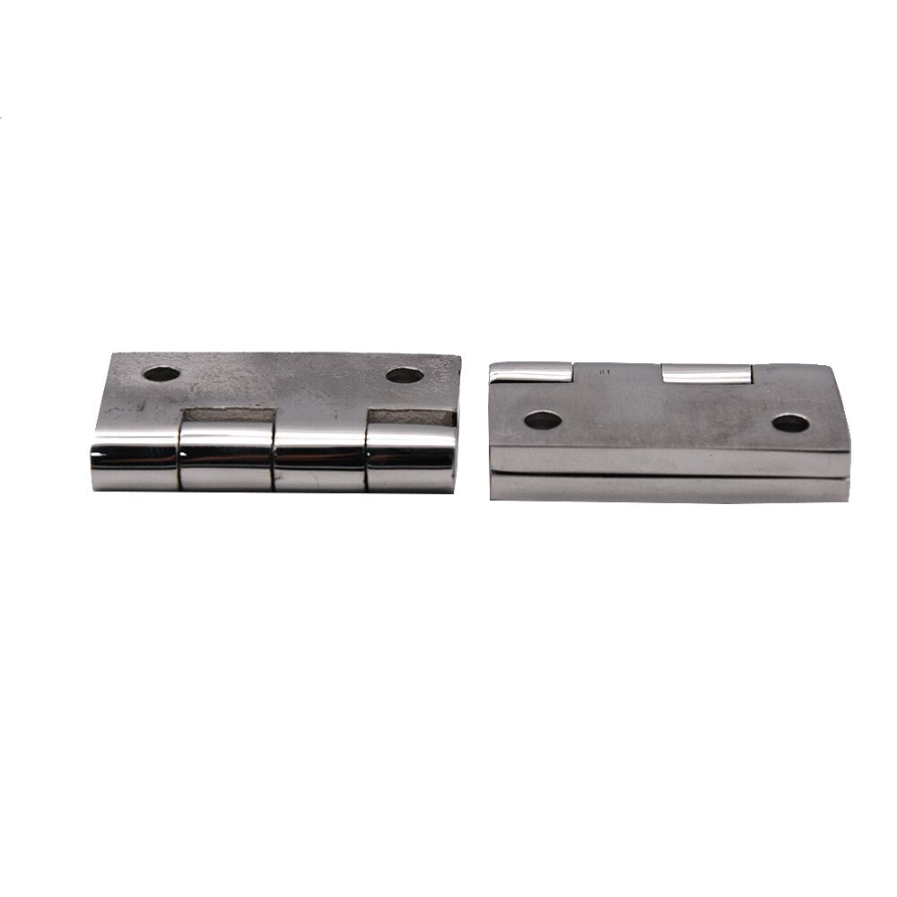 38x38mm (1.5''x1.5")316 Stainless Steel Polished Heavy Duty Boat Cupboard Door Cabinet Strap Butt Hinge Marine Grade Boat Hinge - KiwisLove