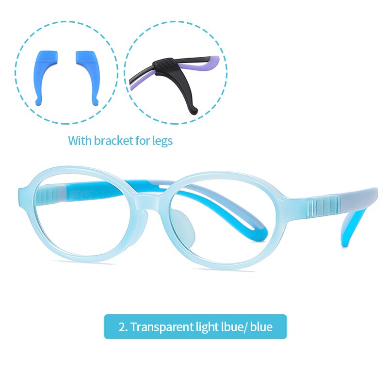 Glasses Children's Anti Computer Blue Laser Fatigue Youth Boy Girls Eyeglasses Goggles TR90 Optical Children Glasses Frames 5116 - KiwisLove