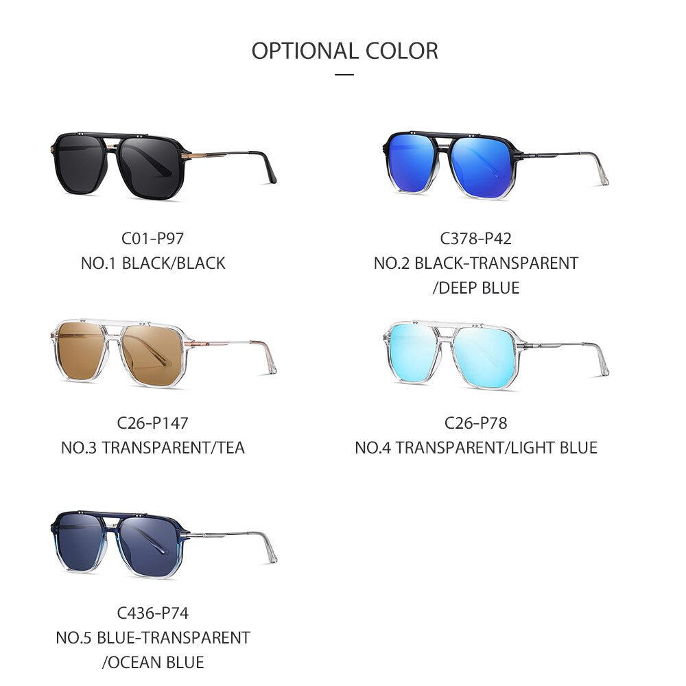 Sunglasses Men Outdoor Vintage TR Metal Sports Drive Polarized UV400 Lens Fashion Women Sun Glasses Eyewear For Male/Female 802 - KiwisLove