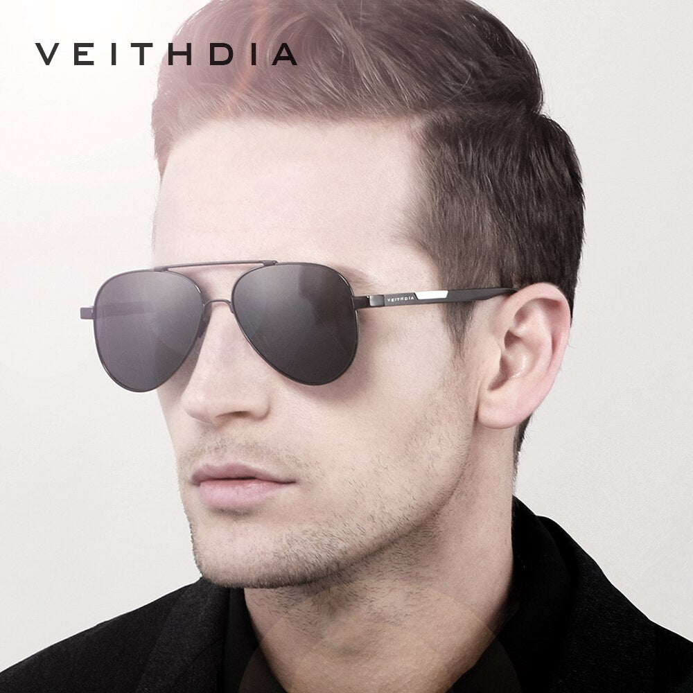 VEITHDIA Men Sunglasses Aluminum Photochromic Polarized UV400 Lens Vintage Eyewear Accessories Male Female Sun Glasses V6699 - KiwisLove
